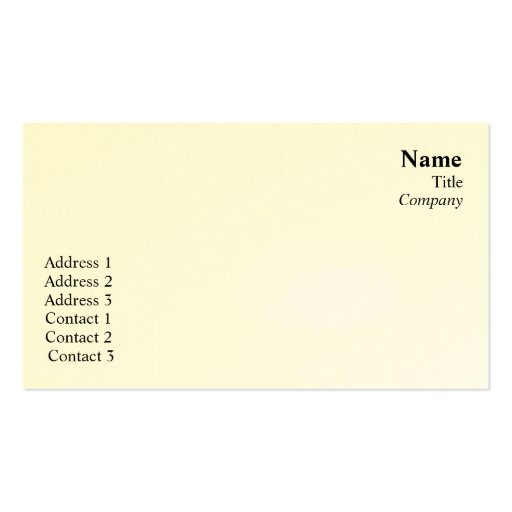 Plain  - Business Business Card Templates