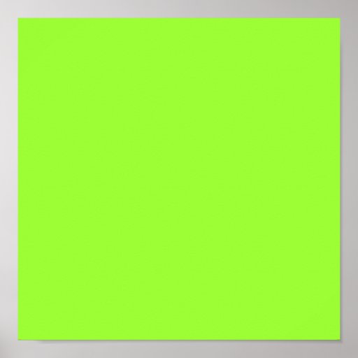 Plain Lime Green Background. Posters