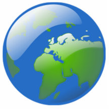 Planet Earth Globe Photo Cutout