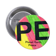 Planet Earth PeaceButton