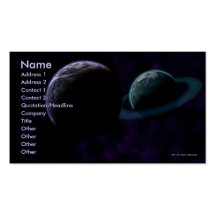 Planetary: Solemn Business Card Template