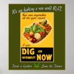 Plant a Garden - Save the Planet Poster