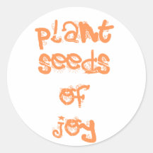 plant seeds of joy sticker