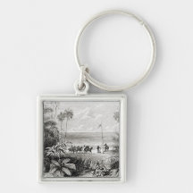 Planting the Flag Keychains