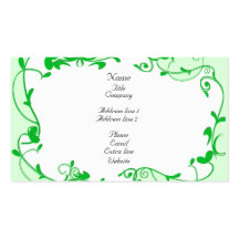Plants Business Card Template
