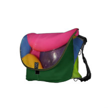 Plastic Eggs Messenger Bag