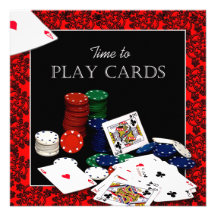 Play Cards - Invitation -