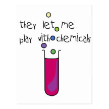 Play with Chemicals Post Card