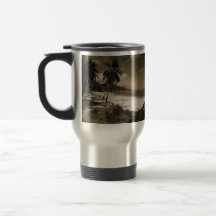 Playa Los Caballos Antique Coffee Mug