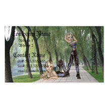 Playful Satyrs Business Cards