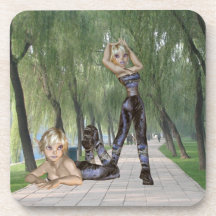 Playful Satyrs Set of Six Coasters