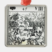 Playing card depicting the Glorious Victory Christmas Tree Ornaments