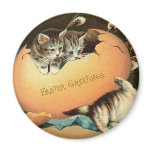 Playing Kittens Easter magnets