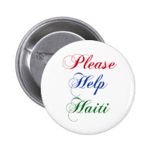 Please Help Haiti Pinback Buttons