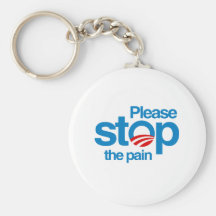 Please stop the pain key chain