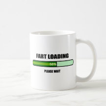 Please Wait Fart Now Loading novelty Mug