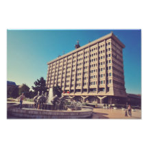 Ploiesti architecture photographic print