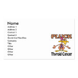 Pluck Thyroid Cancer Awareness Design Business Card