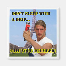 plumber2 fridge magnet