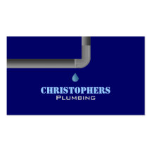 Plumbing Business cards