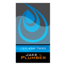 Plumbing business cards