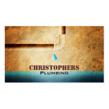 Plumbing Business cards