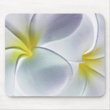 Plumeria Frangipani Hawaii Flower Customized Blank Mousepads