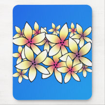 Plumeria Vertical Mousepad