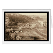 Plunge Bath & Evan's Residence Hot Springs SD 1891 Cards