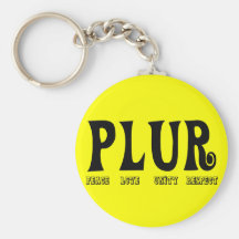 PLUR KEYCHAINS