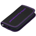 PLUR Peace Love Unity Respect Rave Purple Letters Folio Planner