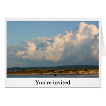 plymouth beach invitation cards