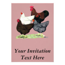 Plymouth Rock Quartet Personalized Invite