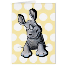 Pocket Rhino Note Card