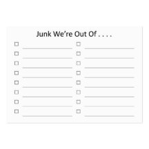 Pocket-sized Grocery List Business Cards