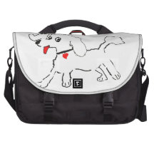 Poddle puppy on Richshaw Commuter Bag