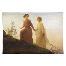 Poem of the Soul On the Mountain by Louis Janmot Place Mats