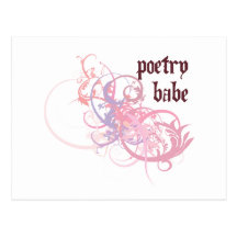 Poetry Babe Post Card