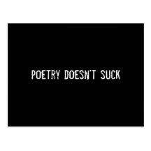 poetry doesn't suck post card