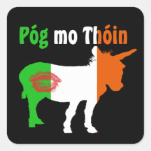 Pog Mo Thoin - Irish Humour Sticker
