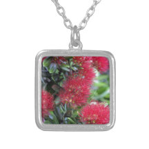 Pohutukawa tree flowering custom jewelry