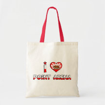 Point Arena, CA Canvas Bag