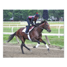 "Point of Entry" Champion Turf Horse Art Photo