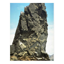 Pointed rock detail, Bartolome Island, Galapagos I Post Card