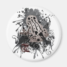 Poison_dart_frog Refrigerator Magnet