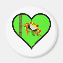 poison frog fridge magnets