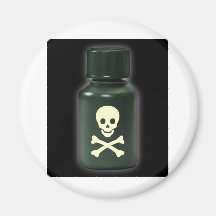 poison refrigerator magnet