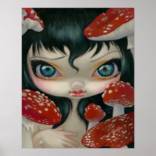 Poisonous Beauties VI:  Fly Agaric Mushroom PRINT