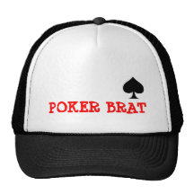 POKER BRAT TRUCKER HATS
