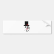 Poker Face Bumper Sticker